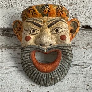 Classical Theater Mask Comedy “The Centaur” Hand Made In Greece